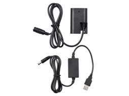 2026 kit de Energia Usb Andoer Dr e6, Adaptador Ac e Bateria Falsa para Canon Eos 5d2 5d3 5d4 6d 6d2 60d 7d 7d2 70d 80d 90d