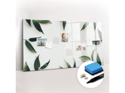 Quadro Magnético Decorativo Moldura De Folhas Para O Escritório Espelharte (120x60 Cm)