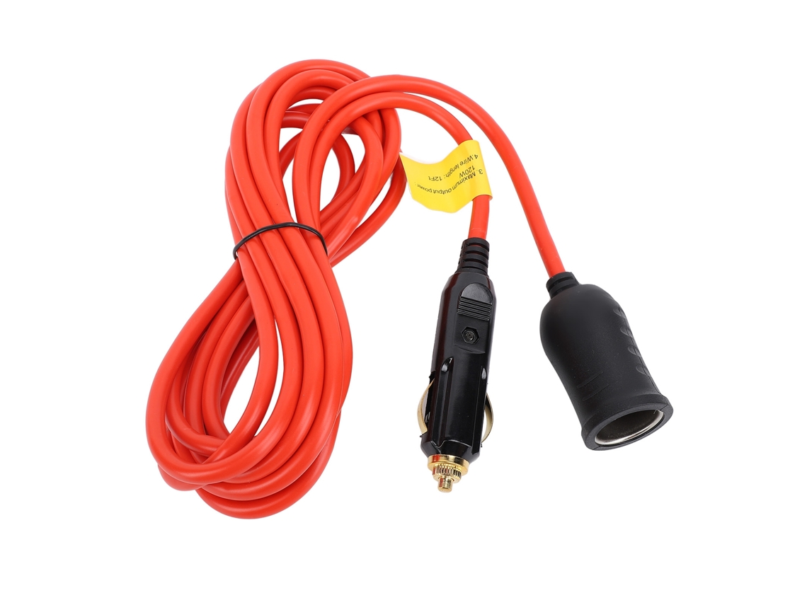 Extensão Cigarro Automóvel 12v 24v 120w 15a 3,6m
