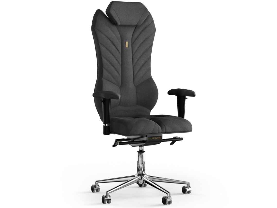 Cadeira de Escritório Ergonómica KULIK Monarch Fabric (Azur - Preto -130x50x50cm)