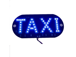Luz Led Para Sinal De Táxi No Para-brisa Com Lâmpada De Alta Brilho E Ventosas Fáceis De Instalar Azul