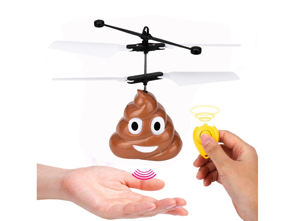 Primerox aeronave Rc em Forma de Cocô com Suspensão Indutiva e Controle Remoto Gotícula de Água
