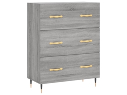 Aparador 69,5x34x90 cm Derivados de Madeira Cinzento Sonoma MAISON EXCLUSIVE