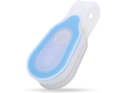 Rebe lanterna Led de Mãos Livres com Clip Azul de Silicone Flexível Impermeável para Segurança e Emergências
