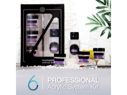 Kit De Ferramentas De Pó Acrílico Para Unhas (transparente, Alongamento De Unhas) + Eoocoo
