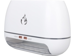 Umidificador De Ar Chrees Flame Com Aromaterapia, 7 Cores, Efeito Luz, 200 Ml, 6 W
