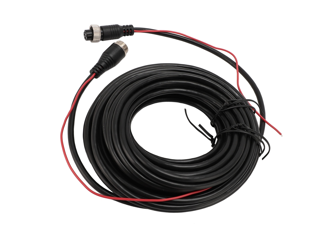 Cabo Extensão Câmera Ré 4 Pinos 15m Com Fio Trigger
