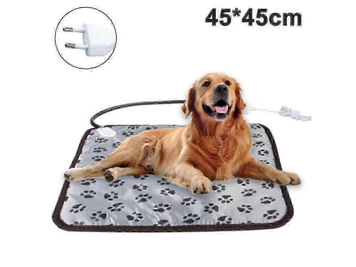 Tapete Trmico Impermevel Para Animais De Estimao Com Temperatura Constante E Cobertor Eltrico Ajuste De Temperatura, Linha Anti Mordida F Olysi Shop