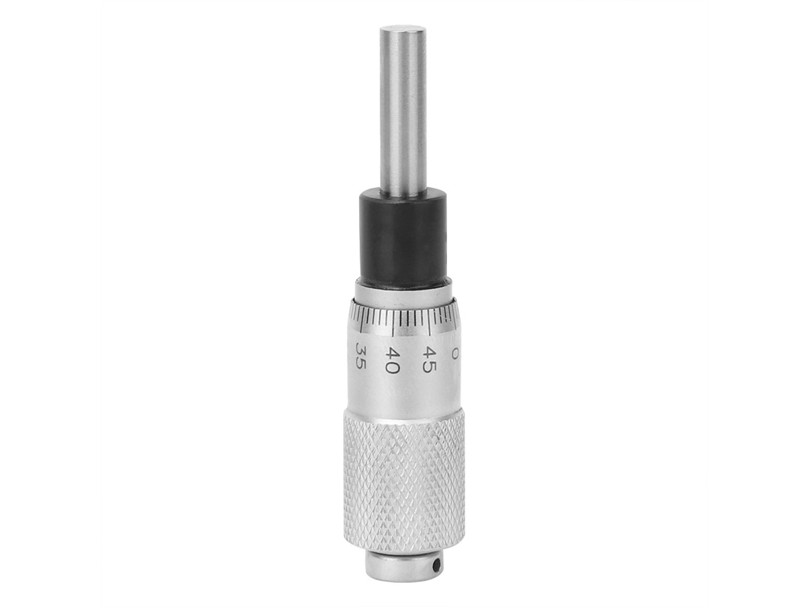 Micrômetro de cabeça plana e redonda de 0 a 13 mm para ajuste fino de instrumentos de precisão, ferramenta de medição de diâmetro interno