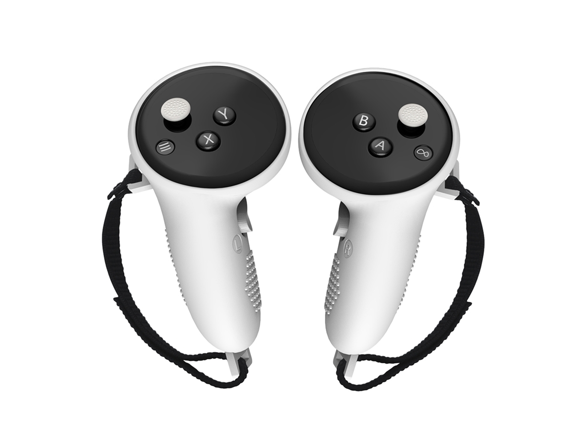 Aetheria capa de Silicone Antiderrapante para Controlador Quest 3 com Correia Anti perda Ajustável