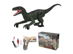 Brinquedo De Dinossauro Com Controle Remoto, Névoa De Água, Som, Luz E Caminhada Simulada Para Crianças, Verde