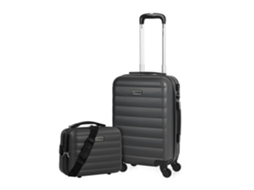 Conjunto de Malas ITACA Simoa Antracite Abs Hard Suitcase Set 38X54X20 Cm