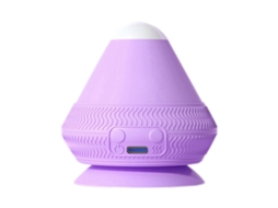 Bola De Massagem Elétrica Montável Com Ventosa Para Costas E Ombros, Alívio Da Dor, Roxa.