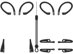 Lurelia Suporte De Secretária Para Auscultadores, Silicone, Preto