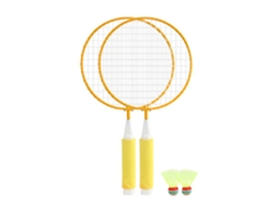 Conjunto de Raquetes de Badminton para Crianças com 2 Bolas