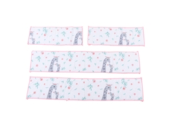 4 Peças Para Baranda De Cama De Bebê Com Altura Aumentada, Protetora Anti-choque, Rail Suave, Para Crianças, Estilo 1