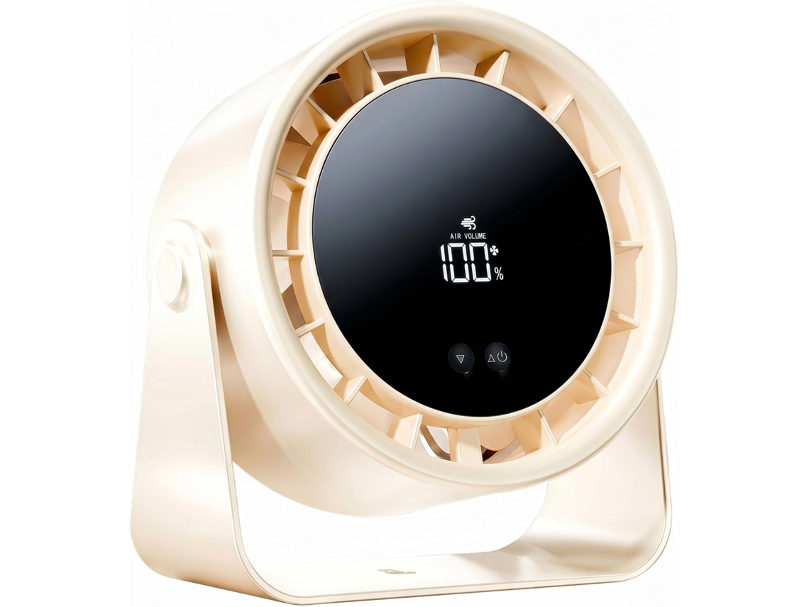 Ventilador De Mesa Compacto Com Duas Cabeças, Alimentado Por Usb, 3