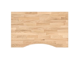 Desk Top, Desk Tops Vidaxl Marrom Madeira De Carvalho (80 X 60 X 2.5 Cm)