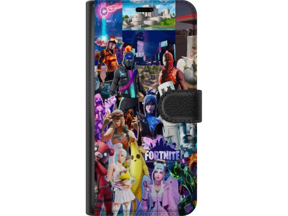 Capa Carteira Compatível Com Apple Iphone 17 Pro Max Fortnite