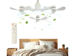Ventilador De Teto Com Lustre, Luzes, Função Memória E Design Que