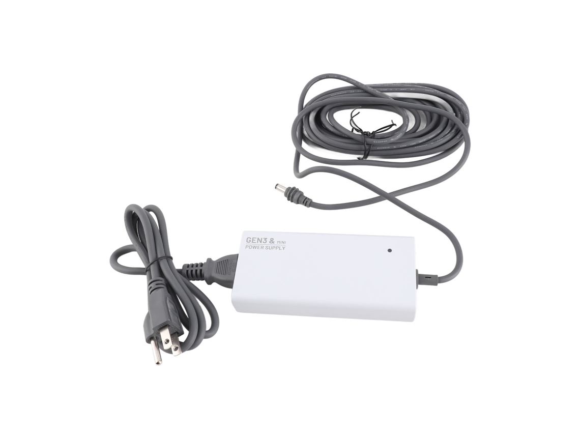 Fonte de alimentação de 144 W para dispositivos Gen 3 e Mini, cabos de 48 V, 3,0 A, 5 m CC e 1 m CA