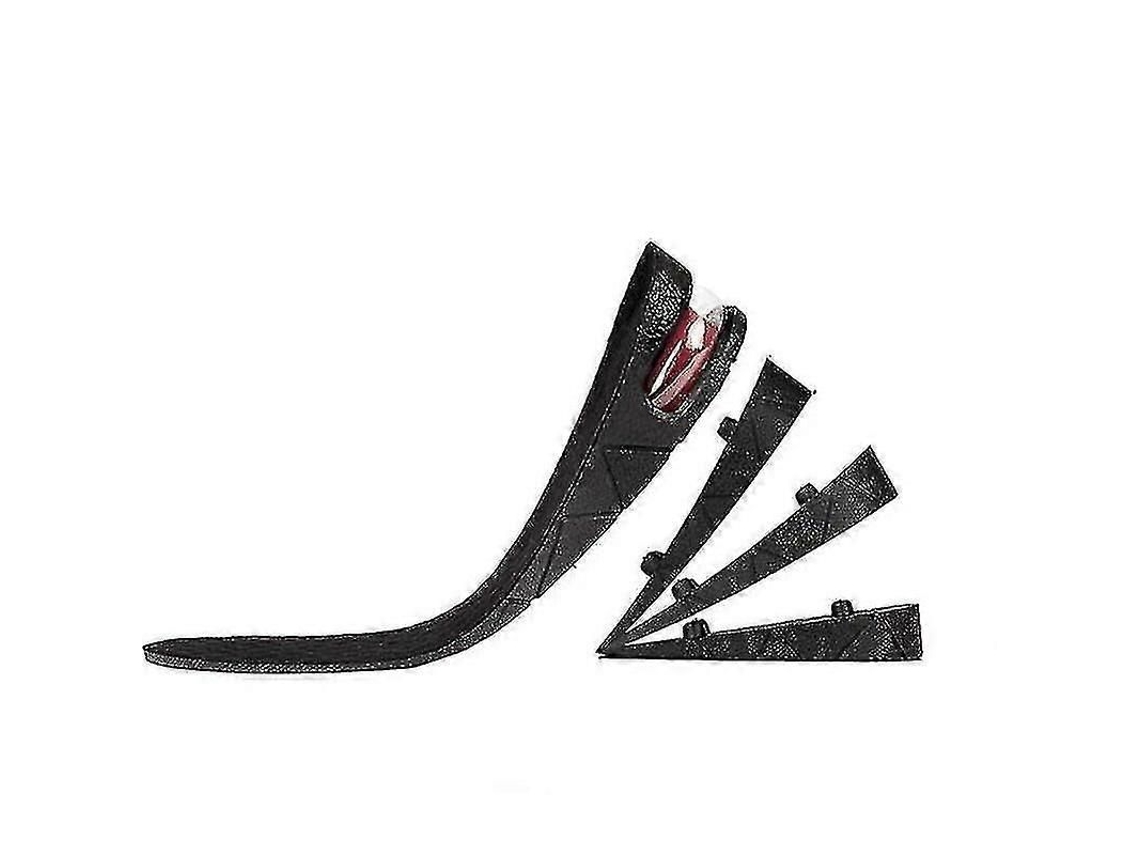 Insole Elevador de Calçado Unissex com Altura Ajustável 3cm 5cm 7cm 9cm (preto)