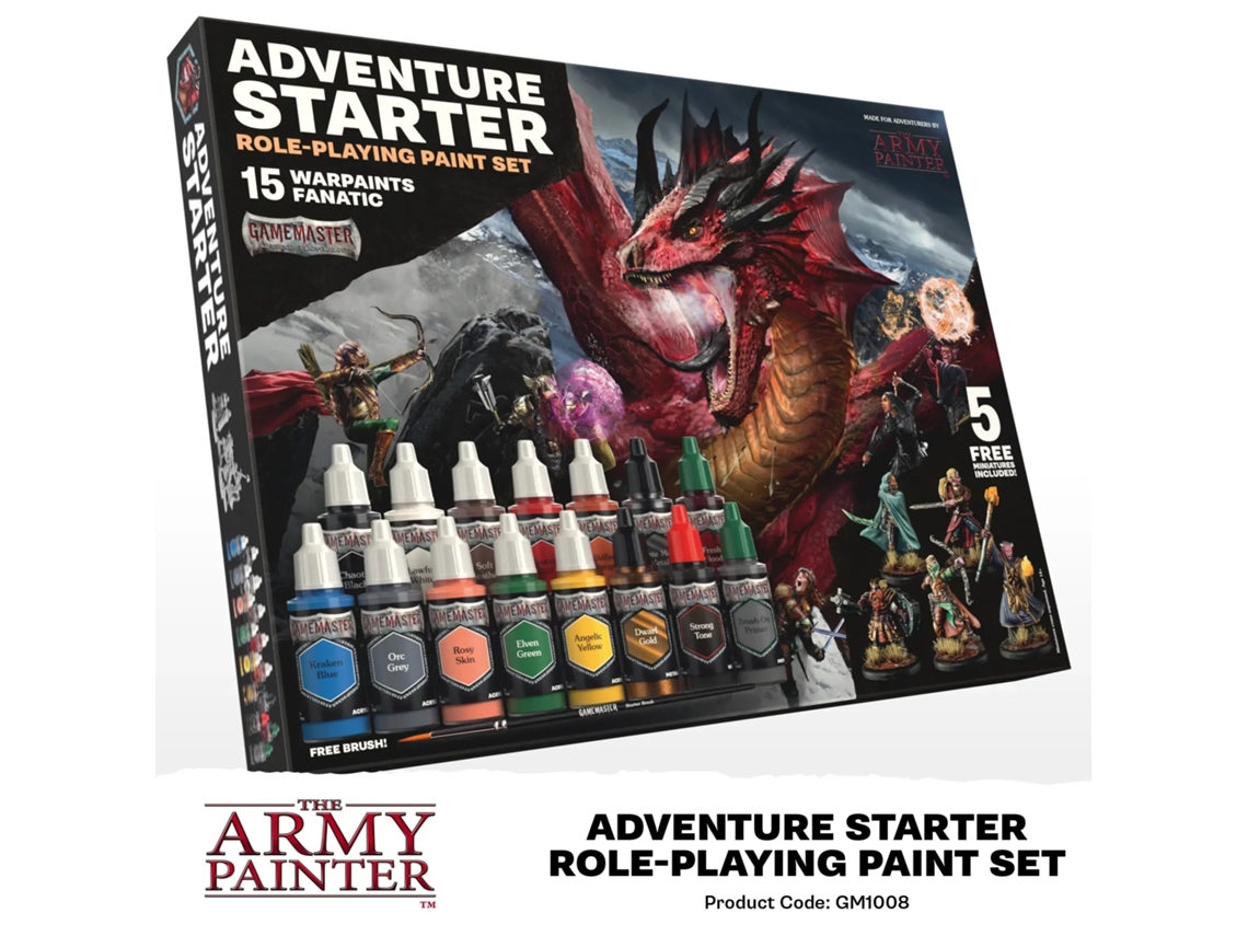 O Kit Inicial Army Painter Gamemaster Para Pintura De Miniaturas Em Jogos De Rpg. The Army Painter