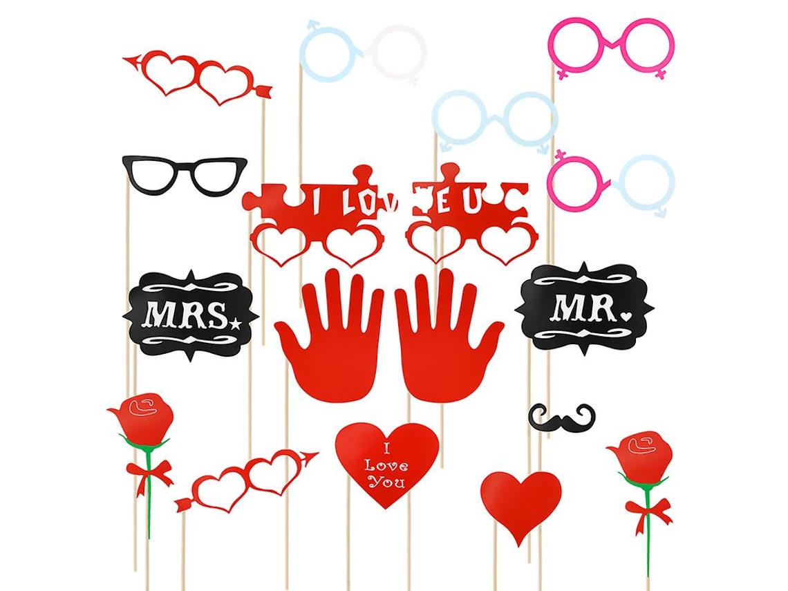 18 Peças De Adereços De Casamento Allinless