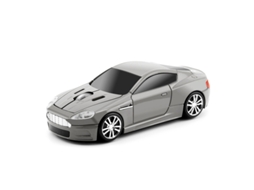 Rato Yizhood Portátil 2.4g Wireless 1600 Dpi 3d Mini Usb Óptico Cool Sport Car Para Laptop Pc Computador Tablet Presente Cinza