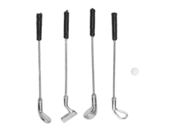 Mali 5pcs Mini Tacos de Golfe 1:12 para Casinha de Bonecas Diy Plástico Liga Durável