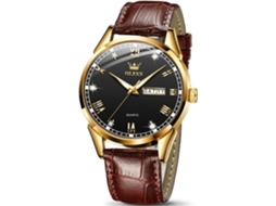 Lurelia Relógio Masculino, Movimento De Quartzo, Data/calendário, Luminoso, 9 Mm, 0,35 Polegadas, 38 Mm, 1,49 Polegadas, 8,66 Polegadas, 20 Mm, Couro