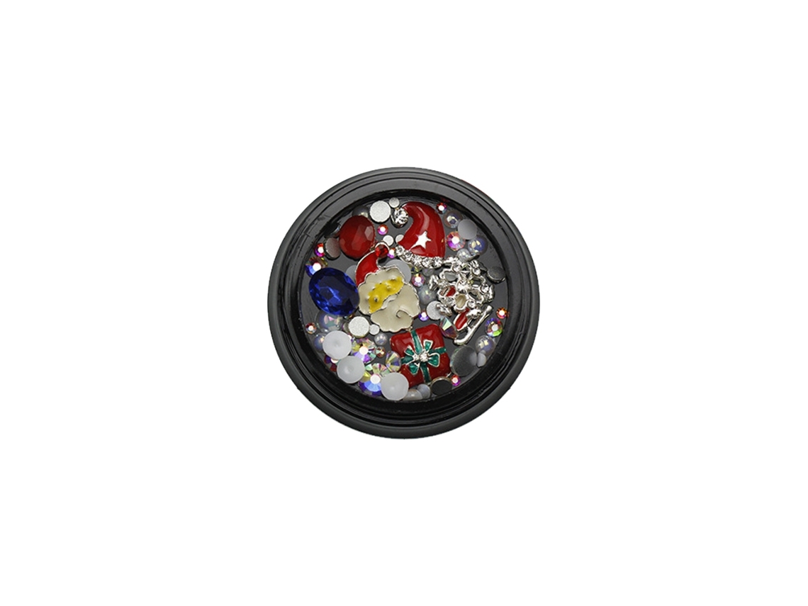 Decoração De Unha Com Broca Liga Glitter E Paillettes
