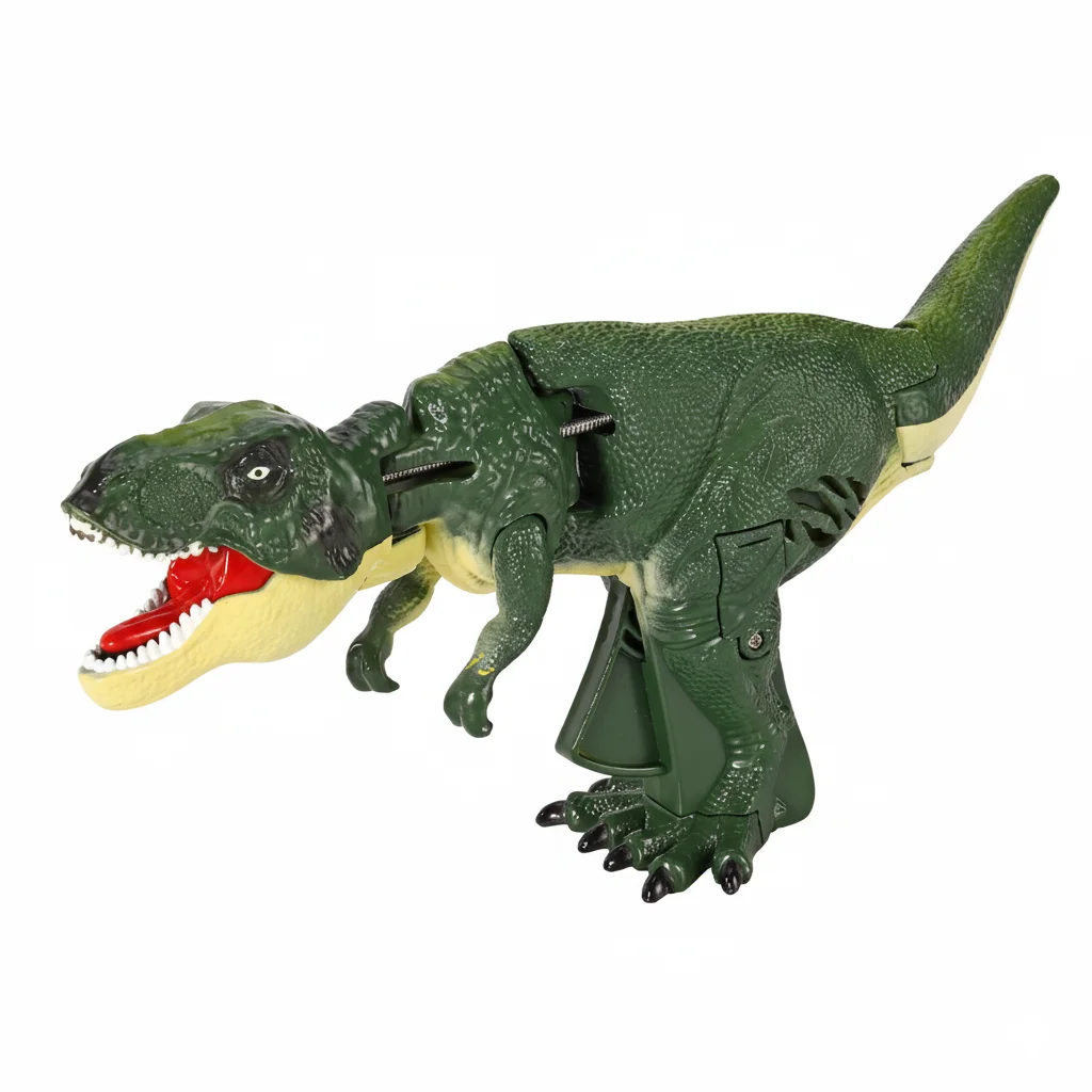 Figura de Ação de Dinossauro , Modelo Tyrannosaurus Rex, com Efeitos Sonoros e Articulações. MDUG (verde)