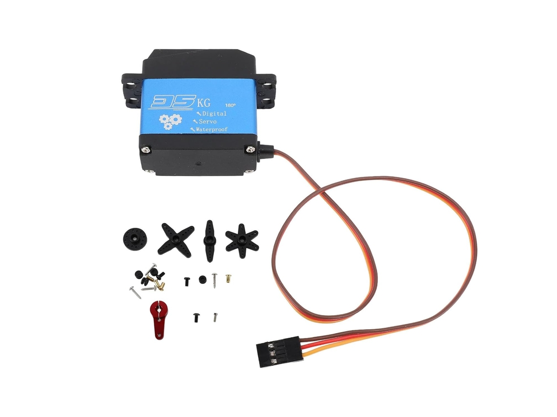 Servo Rc Ritoeasysports, 35kg De Alto Torque E Alta Precisão Com Engrenagens Metal Para Carros, Barcos E Robôs