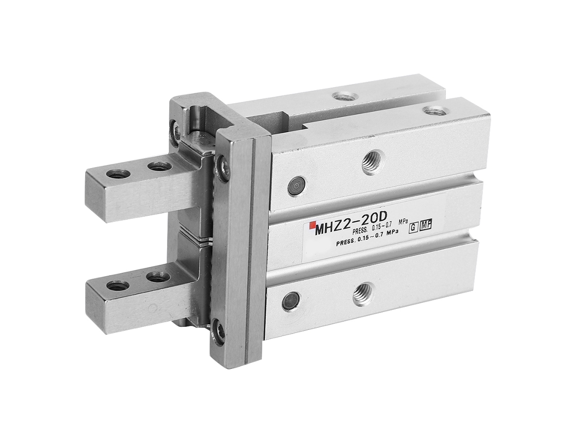 Laxiscreed Mhz2-20d Cilindro De Dedos De Duplo Efeito Em Alumínio Pneumático