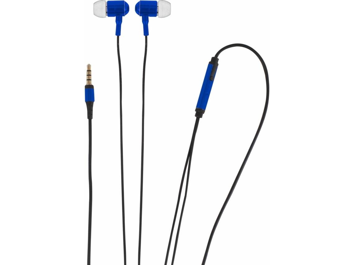 Auriculares com Fio CLIPSONIC Tes161B (In Ear - Microfone - Azul)