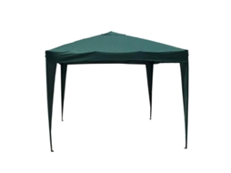 Pabellon plegable metal 3x3 m verde