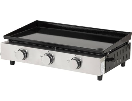 Grelhador a GásMérida HAPPY GARDEN 3 Queimadores 6 Kw(Preto - Alumínio - 64.5 x 41.2 x 19 cm)