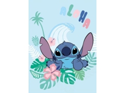 Manta Polar - Lilo E Stitch - 100 X 150 Cm - Multicolorido - Lavável Na Máquina - Criança