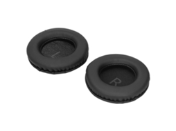 Protetor Auricular Universal para Fone de Ouvido, em Couro Sintético e Espuma, com Formato Redondo de 105 Mm e CHABERLU