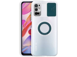 Capa Xiaomi Redmi Note 10 5G HFS-HOUSE com Anel de Suporte (Verde)