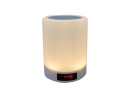 Lâmpada de Toque com Alto-falante Bluetooth, Luz LED e Rádio Despertador STELASPLEN