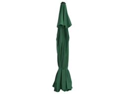 Vidaxl Tecido De Substituição P/ Guarda-sol De Exterior 515 Cm Verde