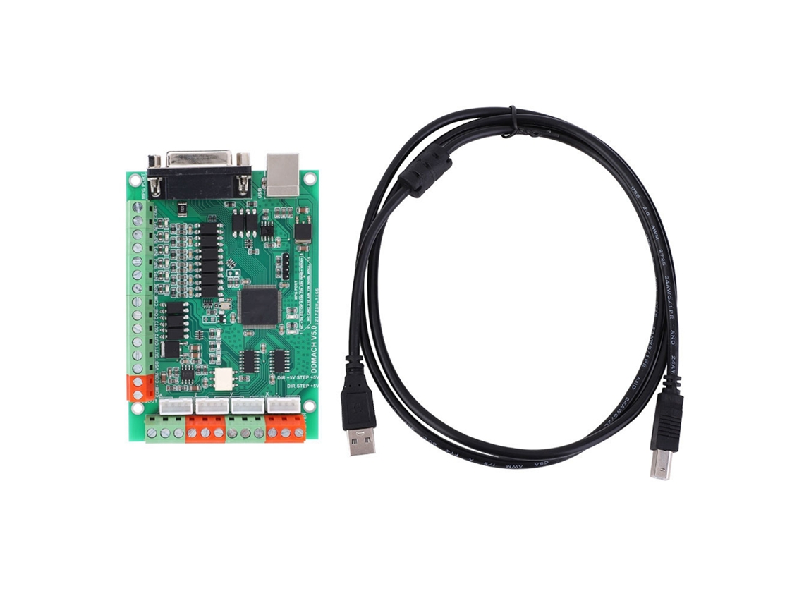 Cartão de Controle de Movimento CNC 4 Eixos 125khz | S/MARCA