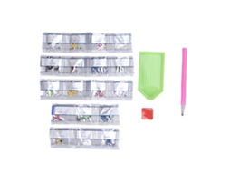 Kit De Pintura 5d Com Strass Coruja Cartunesca Diy Alta Definição