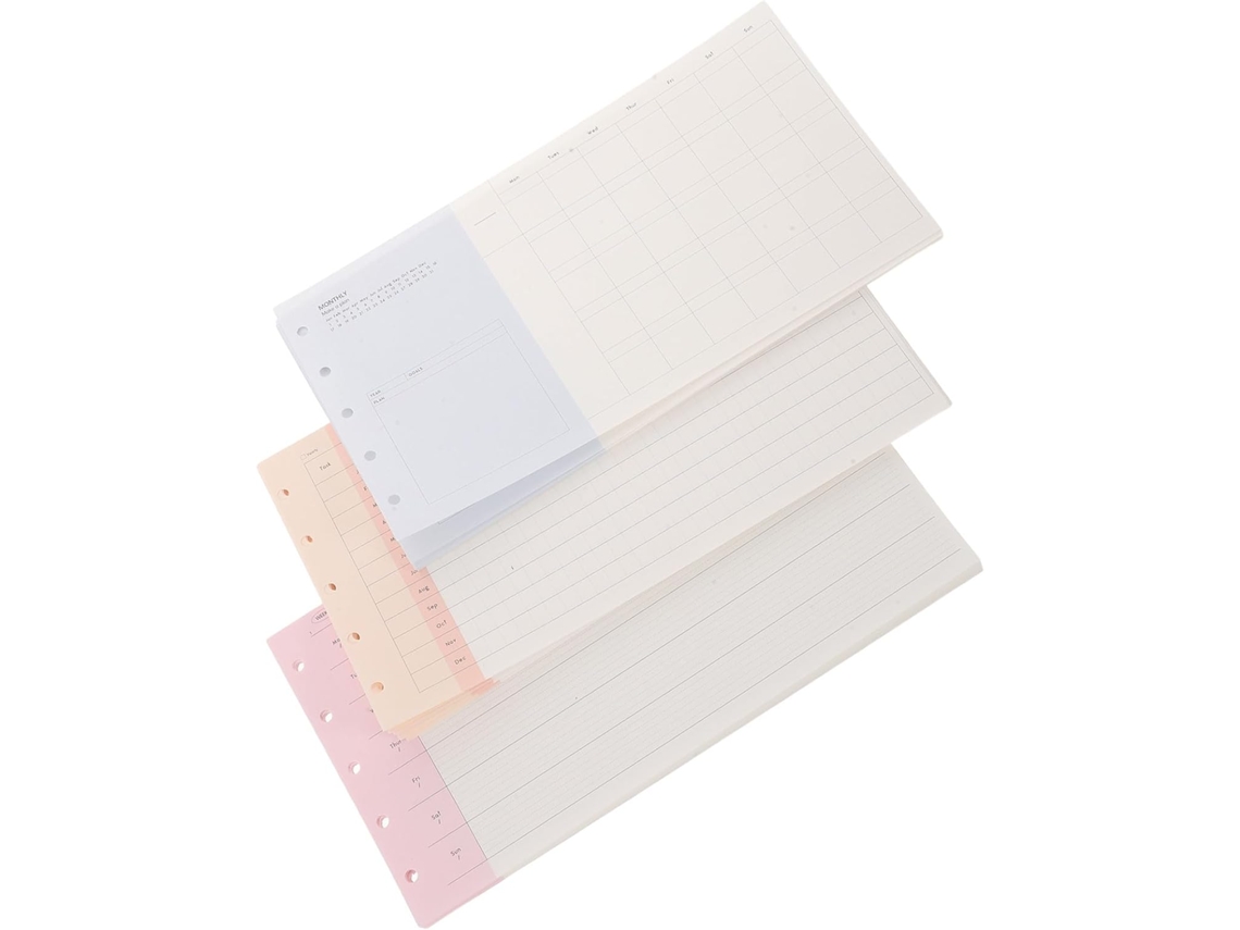 Recarregue Papel Para Agenda M5 Com 5 Folhas, Formato Triplo, Superfície Lisa E Portátil, 3 Conjuntos De 20