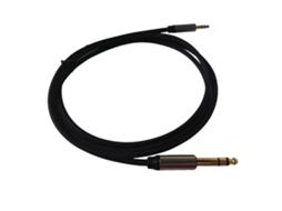 Cabo Adaptador Auxiliar de 3,5 Mm para 6,5 ​​mm AQUAFORGE (conversor Aux Macho Áudio Estéreo Mixagem, Amplificador e Cd Player)