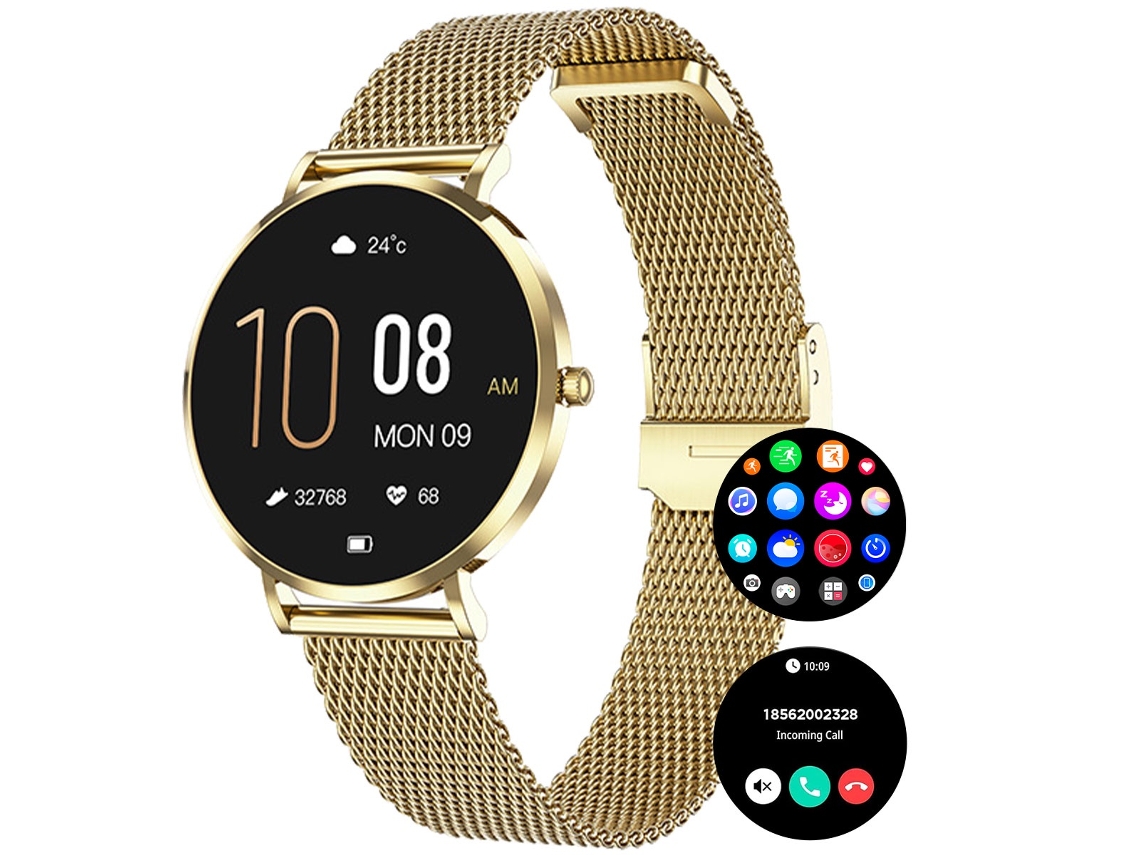 Smartwatch Com Ecrã Amoled Com Chamadas Bluetooth Design Ultrafino