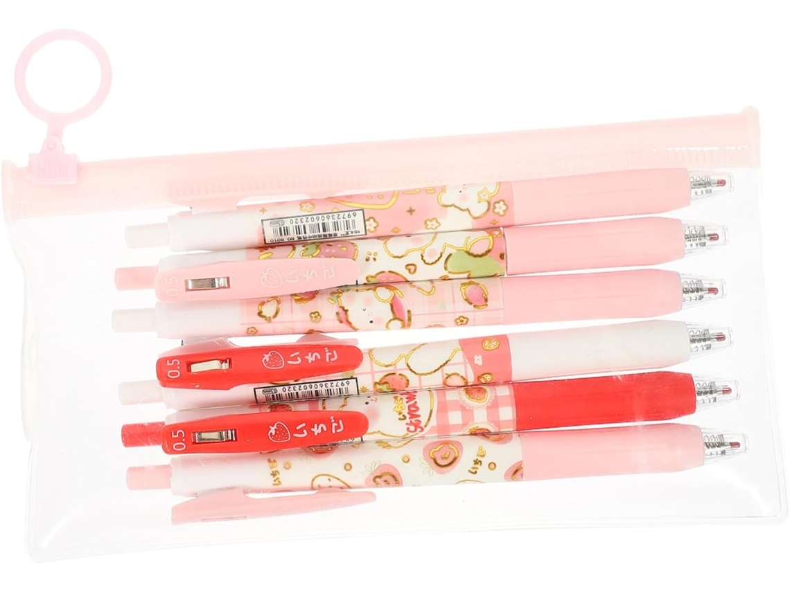 Conjunto De 6 Canetas Em Gel Magiclulu Para Estudantes, Assinatura Uso