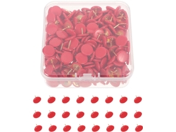 Alasum Conjunto De 300-pregos Decorativos Ferro, Vermelhos, Com Design De Doces, Fáceis De Manusear E Resistentes Para